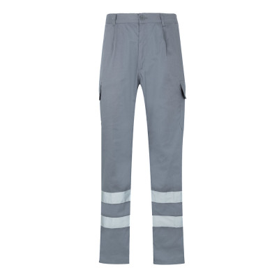 VL ASCLEPIUS. Multi-pocket twill trousers (200g/m²), in cotton (35) and polyester (65)